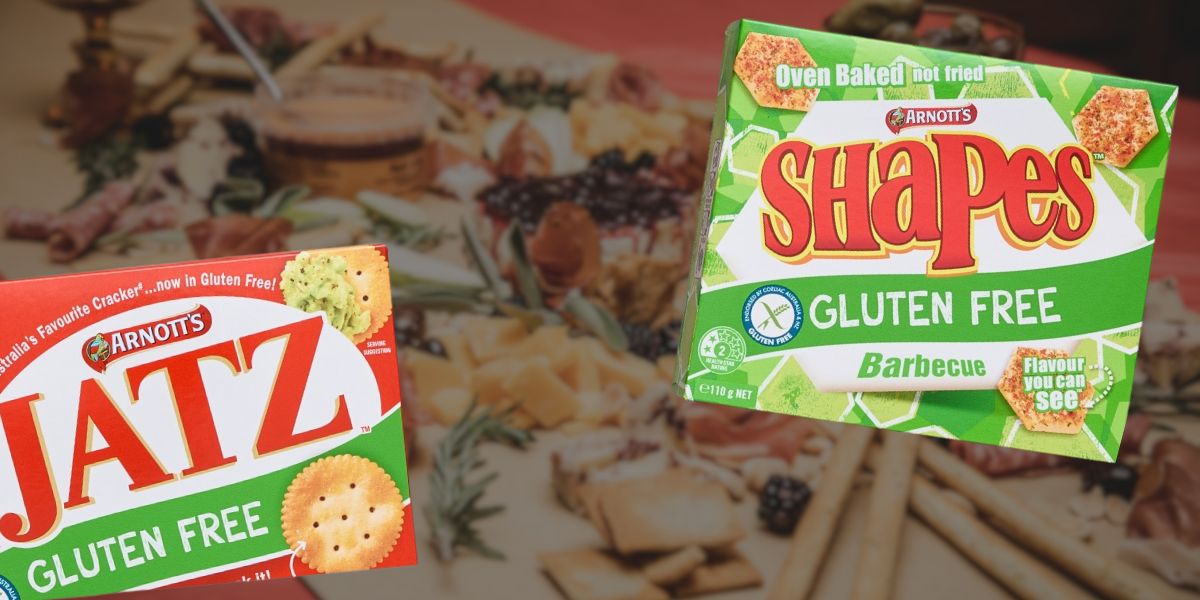 Arnott's New Gluten Free Barbecue Shapes and Jatz Now Endorsed by