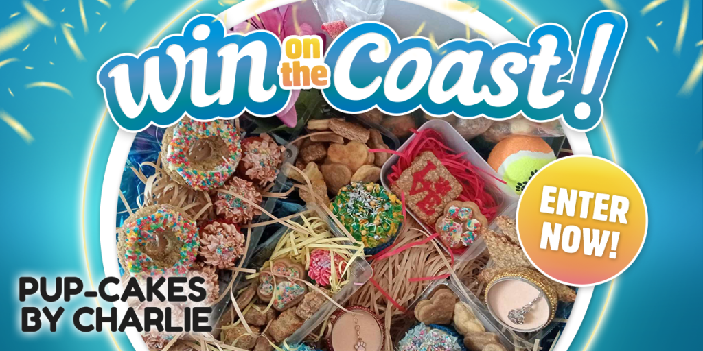 Win on the Coast – Pup-Cakes by Charlie