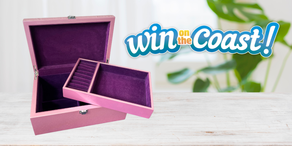 Win on the Coast – Jewellery Box